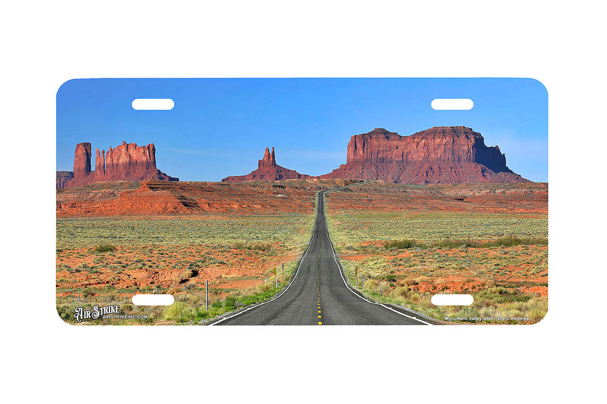 "Monument Valley Utah" - Decorative License Plate