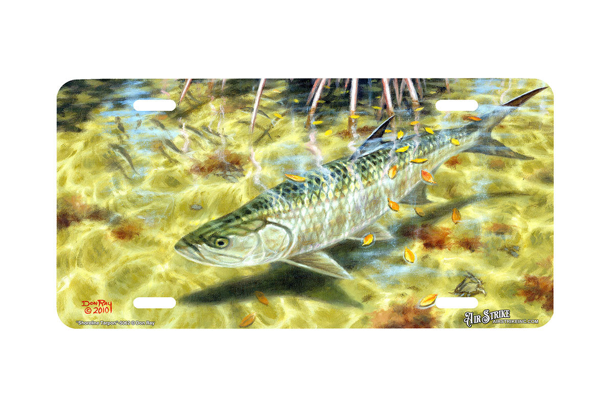 "Shoreline Tarpon" - Decorative License Plate