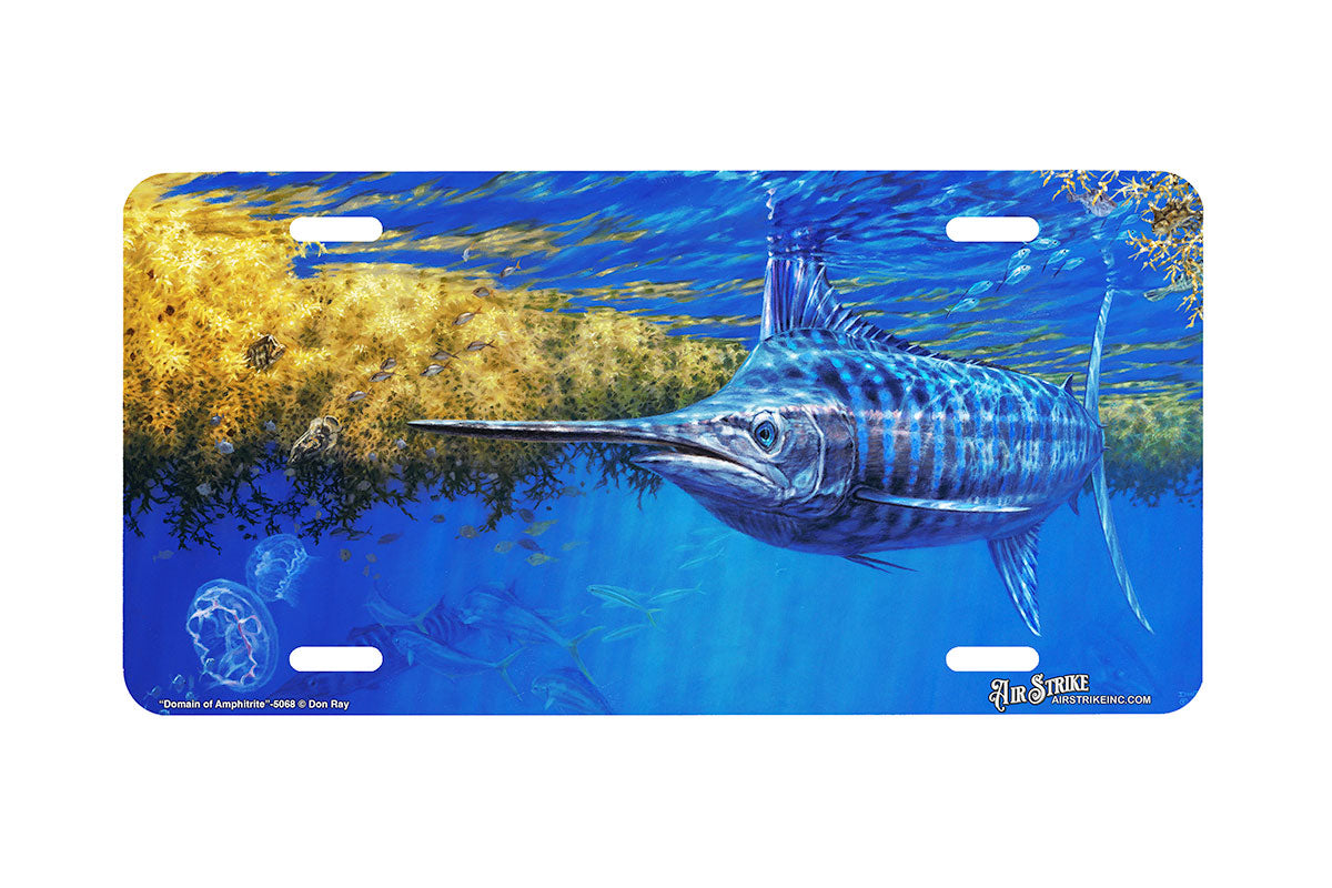 "Domain Of Amphitrite" - Decorative License Plate