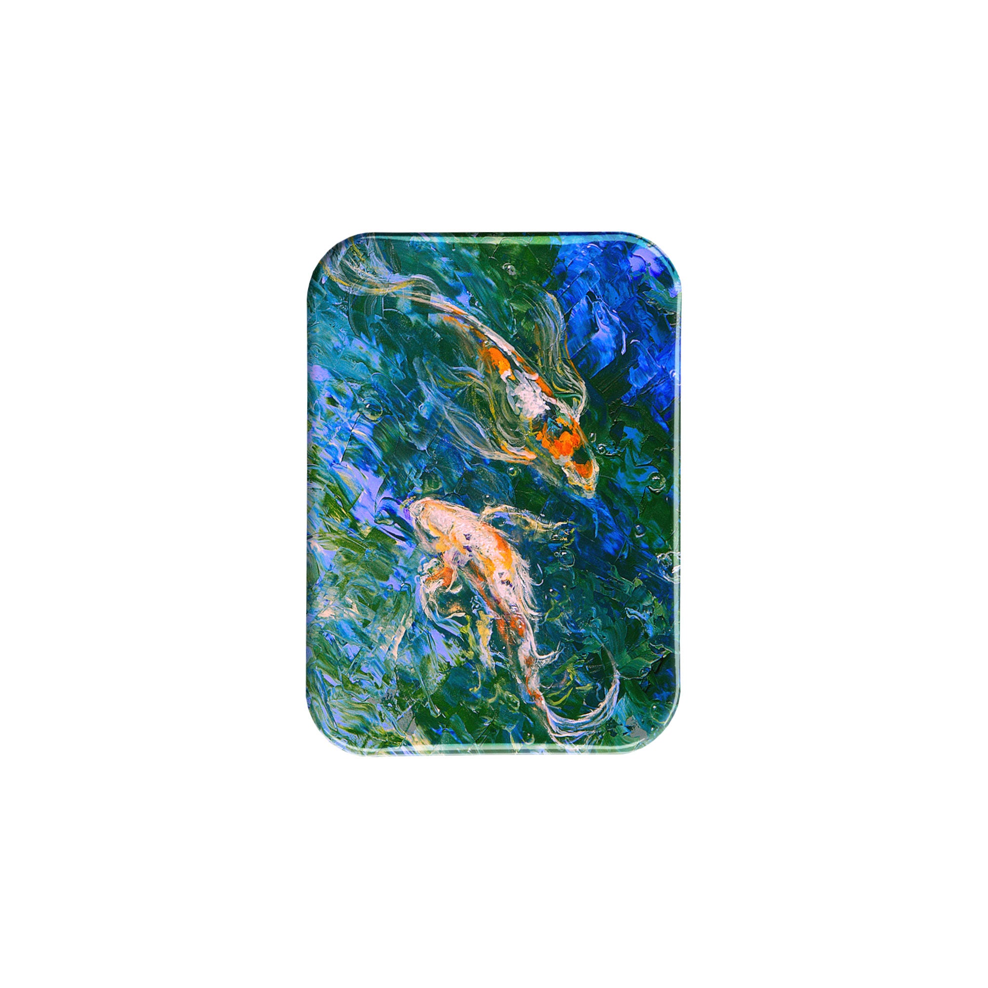 "Kismet Koi" - 2.5" X 3.5" Rectangle Fridge Magnets