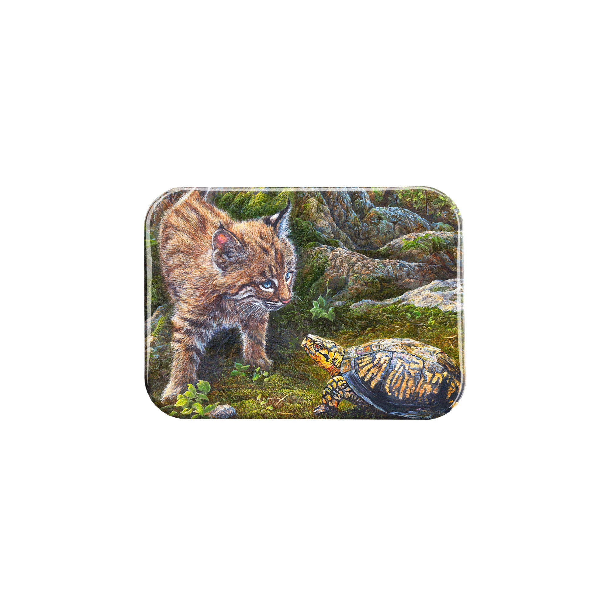 "Hello Bobcat" - 2.5" X 3.5" Rectangle Fridge Magnets