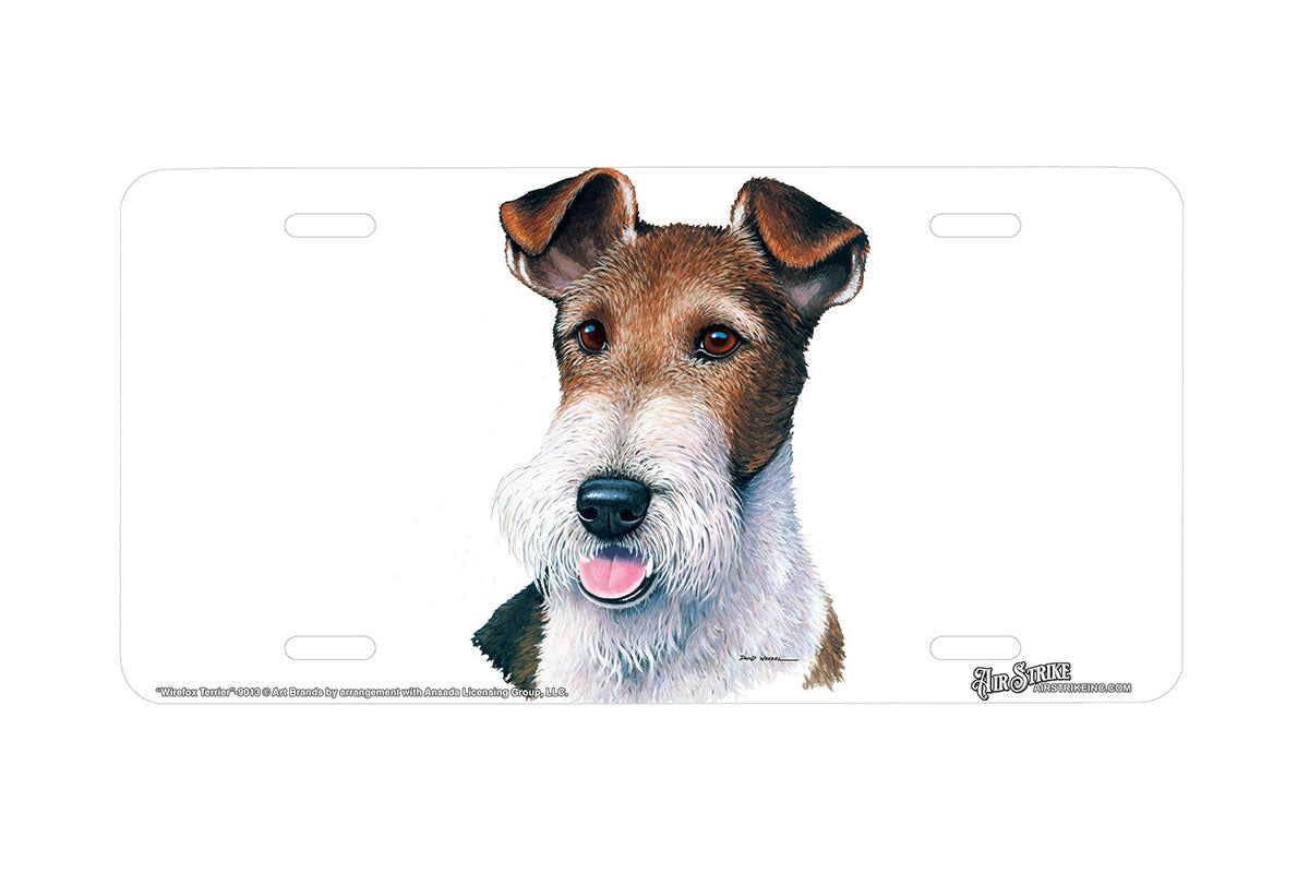 "Wirefox Terrier" - Decorative License Plate