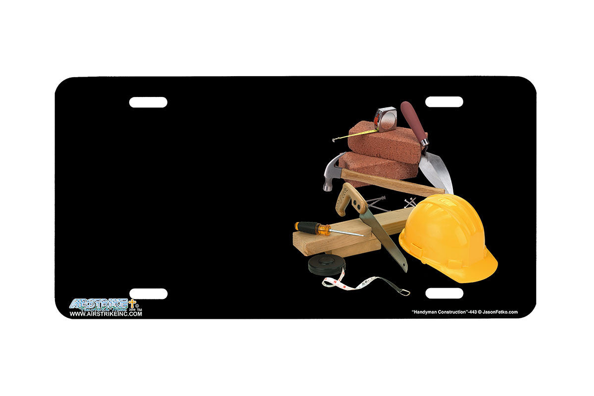 Airstrike® 443-"Handyman Construction" License Plates